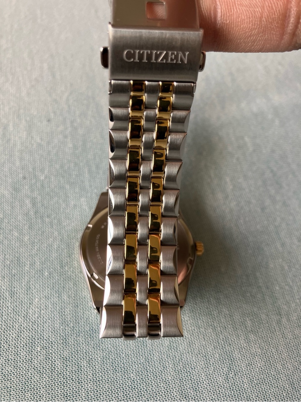 Citizen Corso Eco-Drive BM7334-58L Blue Dial Two-Tone Men’s Watch 40mm NWT - Picture 5 of 8